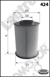 Automotor France LAT273 - Air Filter, engine www.autospares.lv