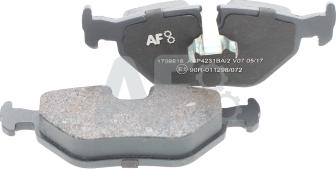 Automotor France PBP4231 - Brake Pad Set, disc brake www.autospares.lv