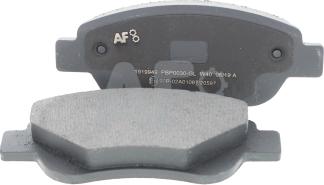 Automotor France PBP0030 - Тормозные колодки, дисковые, комплект www.autospares.lv