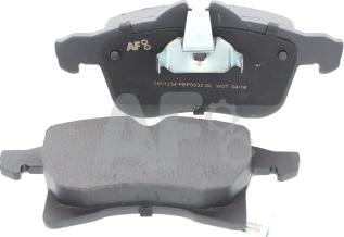 Automotor France PBP0033 - Тормозные колодки, дисковые, комплект www.autospares.lv