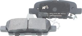 Automotor France PBP0119 - Brake Pad Set, disc brake www.autospares.lv