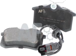 Automotor France PBP1299 - Тормозные колодки, дисковые, комплект www.autospares.lv