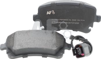 Automotor France PBP8504 - Тормозные колодки, дисковые, комплект www.autospares.lv