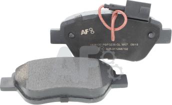 Automotor France PBP3235 - Brake Pad Set, disc brake www.autospares.lv