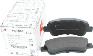 Automotor France PBP2006 - Brake Pad Set, disc brake www.autospares.lv