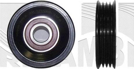 Autoteam A04404 - Pulley, v-ribbed belt www.autospares.lv