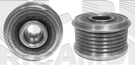 Autoteam A04028 - Pulley, alternator, freewheel clutch www.autospares.lv