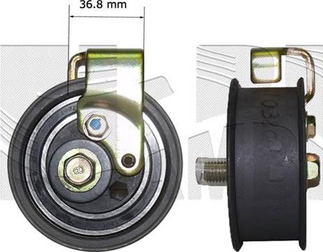 Autoteam A04152 - Spriegotājrullītis, Gāzu sadales mehānisma piedziņas siksna autospares.lv