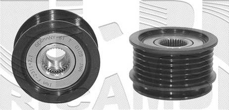 Autoteam A04124 - Шкив генератора, муфта www.autospares.lv