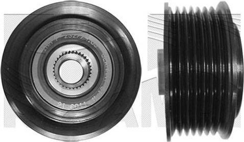 Autoteam A05624 - Piedziņas skriemelis, Ģenerators www.autospares.lv