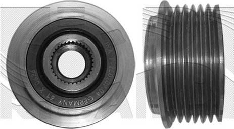 Autoteam A05752 - Piedziņas skriemelis, Ģenerators www.autospares.lv