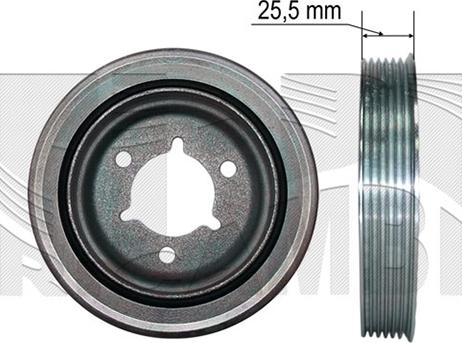 Autoteam A06556 - Piedziņas skriemelis, Kloķvārpsta autospares.lv