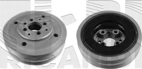 Autoteam A06076 - Шкив коленчатого вала www.autospares.lv