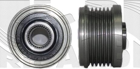 Autoteam A08688 - Шкив генератора, муфта www.autospares.lv