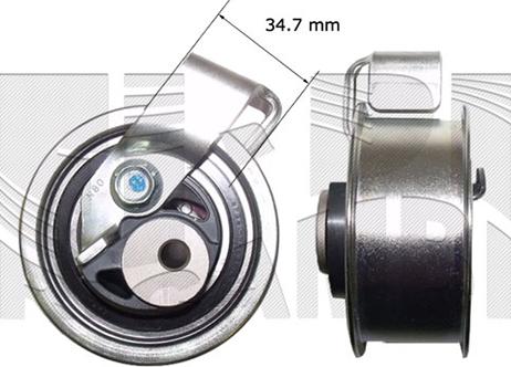 Autoteam A03568 - Tensioner Pulley, timing belt www.autospares.lv