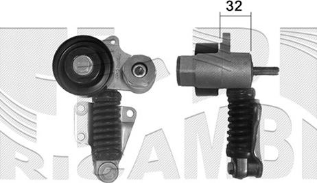 Autoteam A03172 - Siksnas spriegotājs, Ķīļsiksna autospares.lv