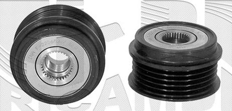 Autoteam A03848 - Pulley, alternator, freewheel clutch www.autospares.lv