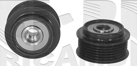 Autoteam A03816 - Pulley, alternator, freewheel clutch www.autospares.lv