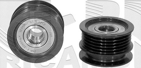 Autoteam A03820 - Pulley, alternator, freewheel clutch www.autospares.lv