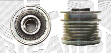 Autoteam A07584 - Pulley, alternator, freewheel clutch www.autospares.lv