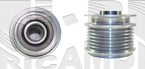 Autoteam A07576 - Pulley, alternator, freewheel clutch www.autospares.lv