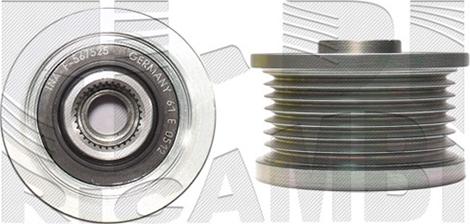 Autoteam A07680 - Piedziņas skriemelis, Ģenerators www.autospares.lv