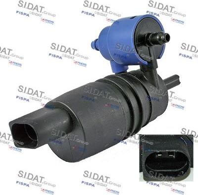 Autoteam E5125 - Water Pump, window cleaning www.autospares.lv