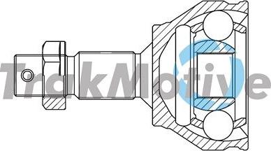 Autoteam G400796 - Šarnīru komplekts, Piedziņas vārpsta www.autospares.lv