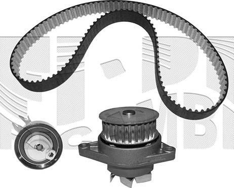 Autoteam KATW1222 - Водяной насос + комплект зубчатого ремня ГРМ www.autospares.lv