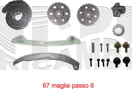 Autoteam KCA053 - Timing Chain Kit www.autospares.lv