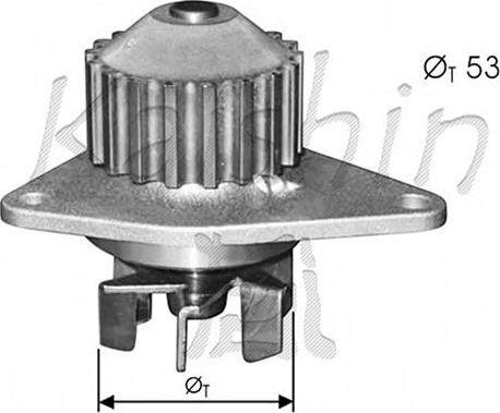 Autoteam WPA348 - Ūdenssūknis www.autospares.lv