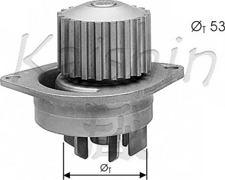 Autoteam WPA347 - Ūdenssūknis www.autospares.lv