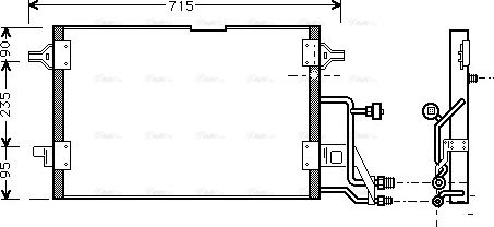 Ava Quality Cooling AI 5116 - Kondensators, Gaisa kond. sistēma www.autospares.lv