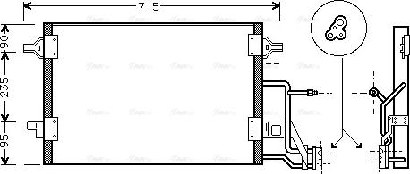 Ava Quality Cooling AI 5173 - Kondensators, Gaisa kond. sistēma www.autospares.lv