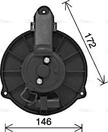 Ava Quality Cooling AI8426 - Salona ventilators www.autospares.lv