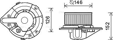 Ava Quality Cooling AI8501 - Salona ventilators www.autospares.lv