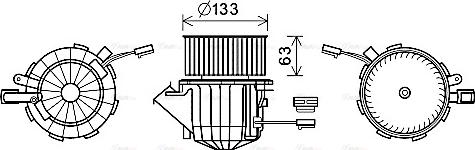 Ava Quality Cooling AI8394 - Salona ventilators www.autospares.lv