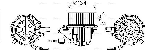 Ava Quality Cooling AI8391 - Salona ventilators www.autospares.lv