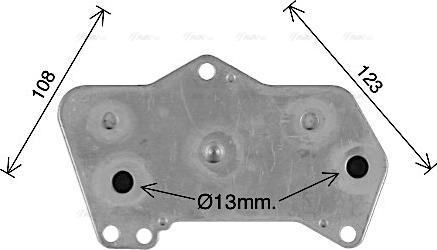 Ava Quality Cooling AI3435 - Eļļas radiators, Automātiskā pārnesumkārba www.autospares.lv