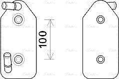 Ava Quality Cooling AI3356 - Eļļas radiators, Automātiskā pārnesumkārba www.autospares.lv