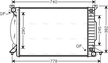 Ava Quality Cooling AI 2207 - Radiators, Motora dzesēšanas sistēma www.autospares.lv