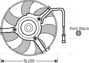 Ava Quality Cooling AI 7504 - Fan, radiator www.autospares.lv