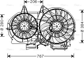 Ava Quality Cooling AI 7506 - Ventilators, Motora dzesēšanas sistēma www.autospares.lv