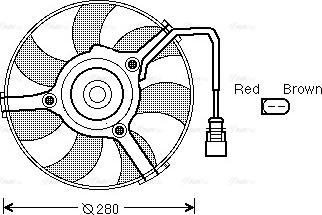 Ava Quality Cooling AI 7516 - Fan, radiator www.autospares.lv