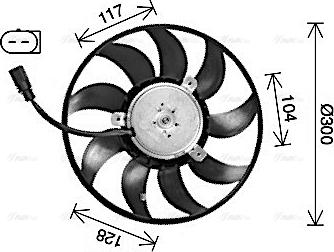 Ava Quality Cooling AI7528 - Ventilators, Motora dzesēšanas sistēma www.autospares.lv