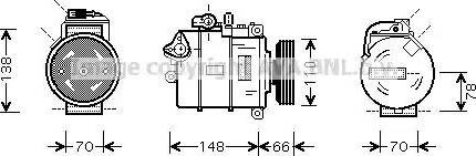 Ava Quality Cooling AI K275 - Kompresors, Gaisa kond. sistēma www.autospares.lv