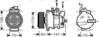 Ava Quality Cooling AI K271 - Kompresors, Gaisa kond. sistēma www.autospares.lv