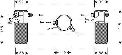 Ava Quality Cooling AI D012 - Dryer, air conditioning www.autospares.lv