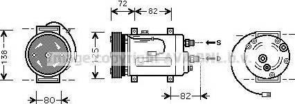 Ava Quality Cooling AI K178 - Kompresors, Gaisa kond. sistēma www.autospares.lv