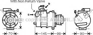 Ava Quality Cooling AIK339 - Kompresors, Gaisa kond. sistēma www.autospares.lv